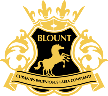 The Blount family crest